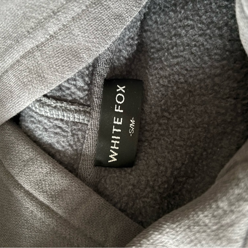 White Fox Charcoal Crewneck Sweatshirt - Picture 4 of 4